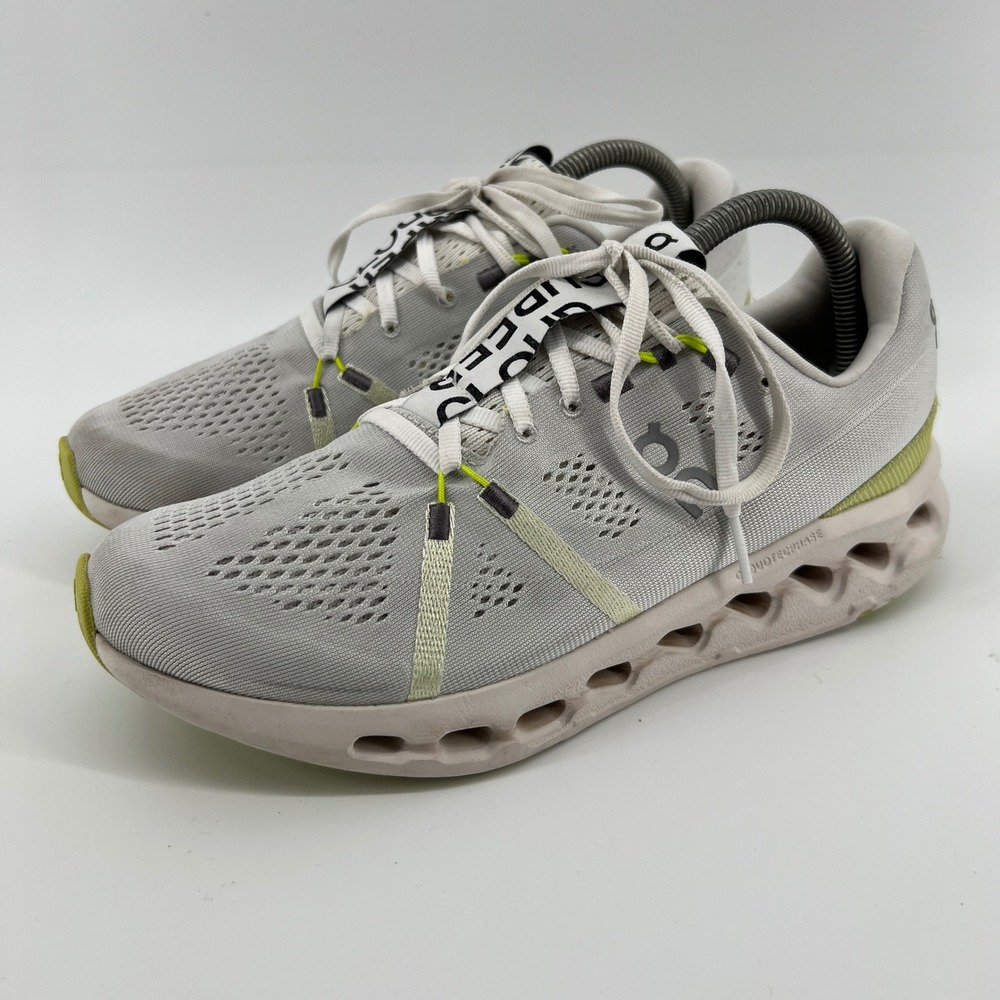 On Running CloudTec Phase Womens 9.5 Running Shoes Gray Neon EU41